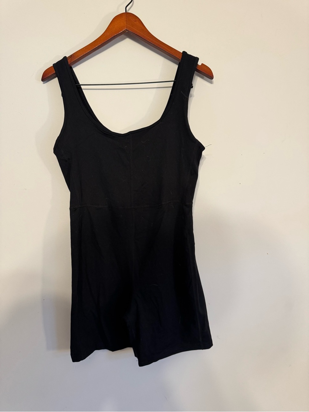 Dynamite Black Sleeveless Knit Romper